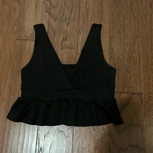 Black Crop Top